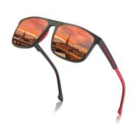 SHARPHY Lunettes de soleil homme extérieur cyclisme conduire polarisées grosse boite classique mode l'été Anti-UV