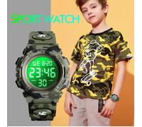 SHARPHY Montre Enfant Garcon de Marque Sport etanche numerique LED watch 2021 bracelet , Cadeau pour enfants