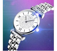 SHARPHY montre femme argent de marque de Luxe 2020 diamants bracelet quartz etanche cadeau magnifique