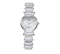 SHARPHY Montre femme de marque argent diamant bracelet en acier mode design spécial cadeau d'anniversaire
