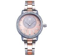 SHARPHY® Montre Femme Marque de Luxe Diamant motif Fleurs Bracelet en Acier, trés jolie élégante
