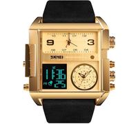 SHARPHY Montre homme de marque 2019 - Trois affichage - Sport Chronographe carre date étanche Bracelet - Unique et populaire