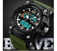 SHARPHY Montre homme de marque montres enfant garçon militaire 2019 Sport étanche numériques analogiques