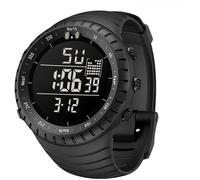 SHARPHY Montre homme LED numérique lumineux étanche multifonction sport noir adolescent mode