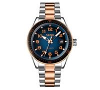 SHARPHY Montre homme mécanique automatique calendrier lumineux étanche multifonction bracelet en acier de marque tempérament