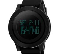 SHARPHY Montre Homme Sport de Marque Numérique Noir Grand Cadran