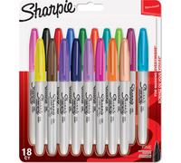 Sharpie 1996112 1x18 Marqueur permanent Sharpie F 18 couleurs