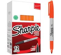 Sharpie Marqueur Marker Sharpie Fine 2025036 - Pointe Ronde - Orange - Emballage