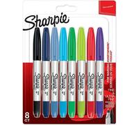 Sharpie 2065409 Marqueur Indélébile Multicolore 8 Pièce(S)