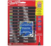 Sharpie Feutres acrylique - Pointe ogive, encre anti-bavures à base d'eau - Lot de 12