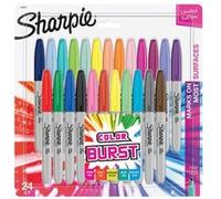 Sharpie marqueurs permanents | pointe fine | Colour Burst & assortiment original | lot de 24