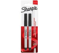 Sharpie – Marqueurs permanents – Pointe ultrafine – Noirs – Pochette de 2