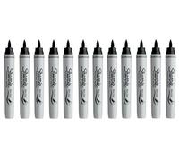 Sharpie Brush Marker Lot de 12 marqueurs permanents Noir