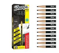 SHARPIE China Marker Marqueur Polyvalent | Pointe Fine | Noir | Lot de 12