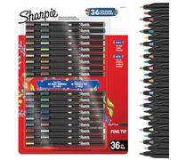 Sharpie Creative Marker - Lot de 36 stylos de peinture acrylique | Marqueurs de peinture à base d'eau | Encre sans bavure écrit sur la plupart des surfaces | Pointe fine | Fournitures d'artisanat et