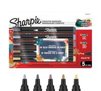Sharpie – Marqueur créatif Bullet – Pointe ogive 2,5 mm – Opaque, débit d'encre instantané