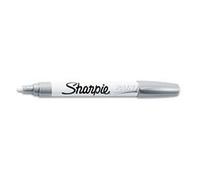 Sharpie DYMO Marqueur peinture à base d'huile Pointe moyenne Argent Marqueurs permanents (argent, multicolore, plastique, taille M)