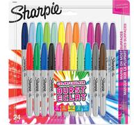 Sharpie Etui De 24 Marqueurs Pointe Fine Color Burst