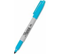 Sharpie Fine Point Pointe en forme de chiffre Bleu marqueur indélébile - Marqueurs indélébiles (Bleu, Pointe en forme de chiffre, Multicolore, Fin, Métal, Papier, Plastique, AP)