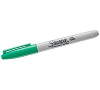 Sharpie Fine Point Pointe fine Vert marqueur indélébile - Marqueurs indélébiles (Vert, Pointe fine, Multicolore, Fin, Multi, Papier, Plastique, AP)