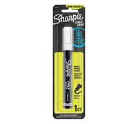 SHARPIE Lot de 12 marqueurs à craie effaçable à l'eau à pointe moyenne Blanc