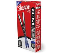 Sharpie Lot de 12 stylos à bille à pointe aiguille (0,5 mm) - Encre bleue