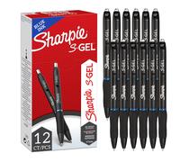 Sharpie Lot De 12 Stylos Encre Gel S-Gel, 0,7 Mm, Bleu