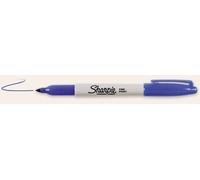 SHARPIE Lot de 3 Marqueurs permanent FINE Pte Ronde Bleu