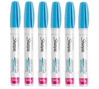 Sharpie Lot de 6 marqueurs peinture à base d'huile Pointe moyenne Aqua/Turquoise