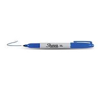 SHARPIE Lot de 6 Marqueurs permanent FINE, bleu