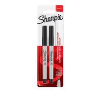 Sharpie Marker Ultra Fine Extra Fein schwarz, 2er Blister