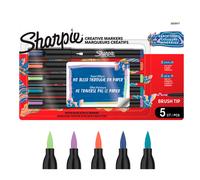 Sharpie Marqueur Acrylique Créatif 5 Blisters Tons Terre Pointe Pinceau (2223317)