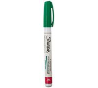 SHARPIE Marqueur de peinture à base d'huile, pointe fine, vert, 1 pièce - Idéal pour la peinture rupestre