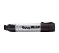 Sharpie - Marqueur Magnum Corps En Métal Noir (Pointe Biseautée) Noir G