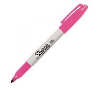 Sharpie Marqueur permanent à pointe fine rose - Marqueurs permanents (rose, pointe fine, multicolore, fin, métal, papier, plastique, AP)