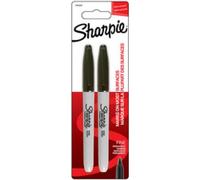 Sharpie – marqueurs indélébiles – pointe fine – encre noire permanente – Lot de 2