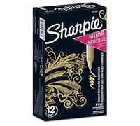 Sharpie Marqueur permanent métallique à pointe fine argent - 1 Unité