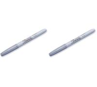 Sharpie Marqueur permanent métallique à pointe fine argent - 1 Unité (Lot de 2)