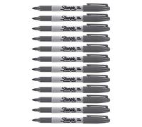 Sharpie Marqueur permanent, pointe fine 12-Count Slate Gray