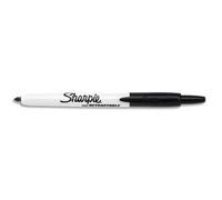 Sharpie Marqueur Permanent Pointe Ogive Rétractable Noir De Papermate S0437020