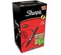 Sharpie Marqueur permanent W10 – pointe biseautée – noir