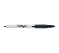 Sharpie Marqueur permanent Pointe ogive rétractable Noir S0437020