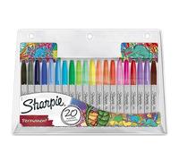 Sharpie marqueurs indélébiles, pointe fine, assortiment de couleurs à encre permanente, édition limitée, Lot de 20