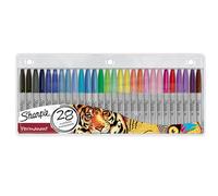 Sharpie marqueurs indélébiles | pointe fine | assortiment de couleurs à encre permanente | édition limitée | Lot de 28