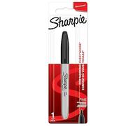 Sharpie - Marqueur indélébile - Pointe fine - Encre noire permanente - Lot de 1