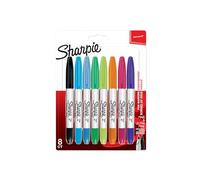 SHARPIE - 30 Marqueurs permanents - Pointe fine x 24 et Pointe ultra-fine x 4 - couleurs assorties