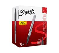 Sharpie Marqueurs permanents | Marqueurs à pointe fine | noir | Set de 36 pièces