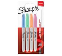 Sharpie marqueurs permanents | pointe fine | couleurs pastel | lot de 4