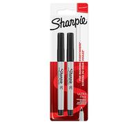 Sharpie – Marqueurs permanents – Pointe ultrafine – Noirs – Pochette de 2