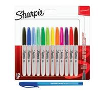 Sharpie PaperMate Lot de 12 marqueurs permanents Pointe fine